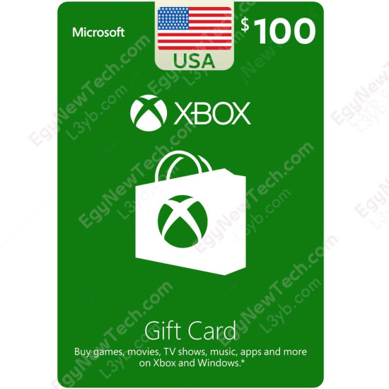 Microsoft $100 xbox on sale digital gift card